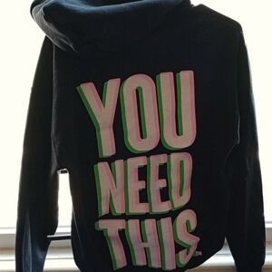 You need this... black size medium unisex hoodie